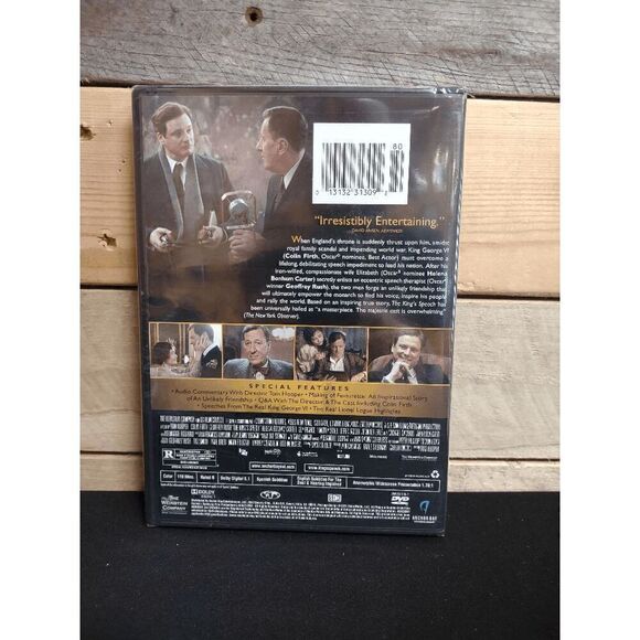 NEW & Sealed The King's Speech DVD UPC # 013132313092 - Picture 2 of 2